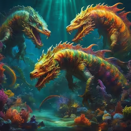 Underwater Dragons Underwater Dragons