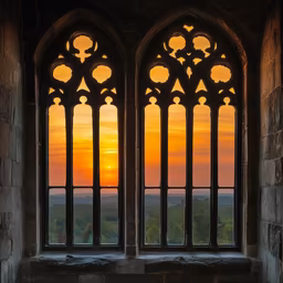 Sunset Through the Arches Sunset Through the Arches
