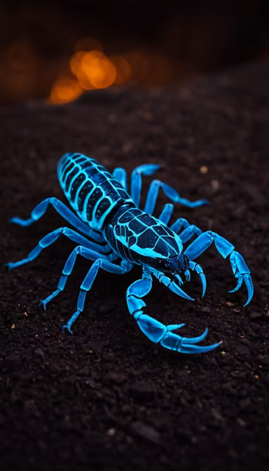 Glowing Scorpion Glowing Scorpion