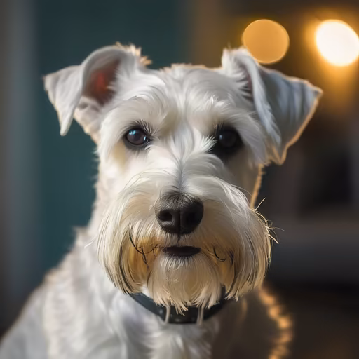 A Schnauzer's Stare