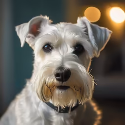 A Schnauzer's Stare A Schnauzer's Stare