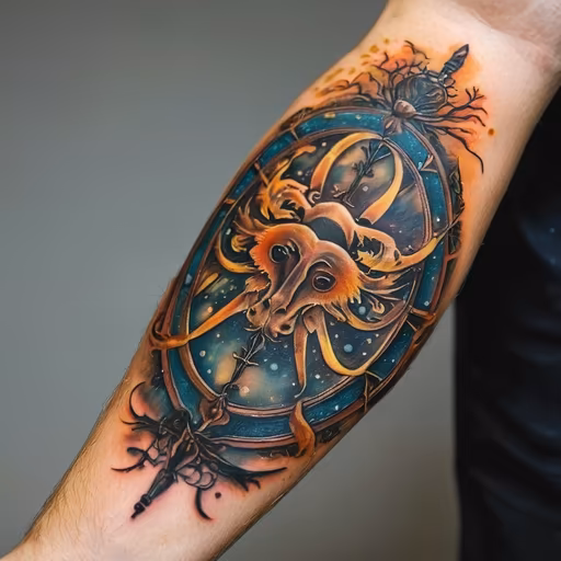 Intricate Arm Art