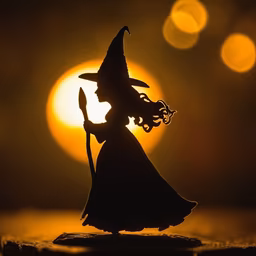 Witch's Silhouette Witch's Silhouette