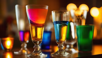 Colorful Cocktails Colorful Cocktails