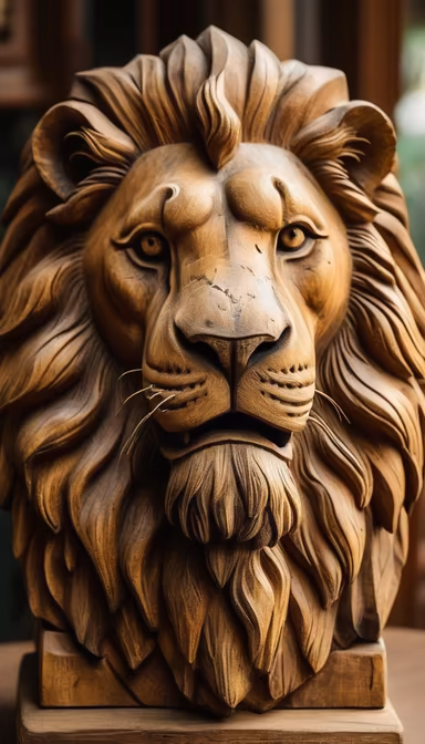 Lion Carving Lion Carving