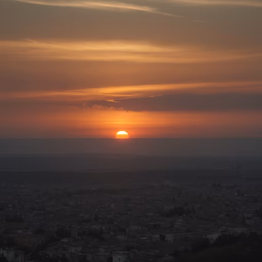 City at Sunset