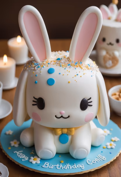 Bunny Birthday Cake