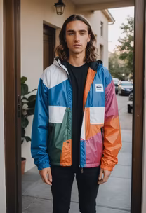 Color Block Windbreaker Color Block Windbreaker