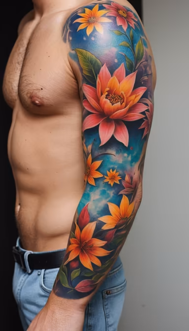 Floral Sleeve Floral Sleeve