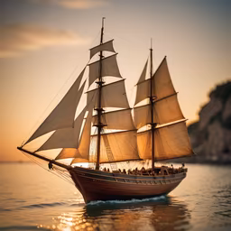 Sailing into the Sunset Sailing into the Sunset