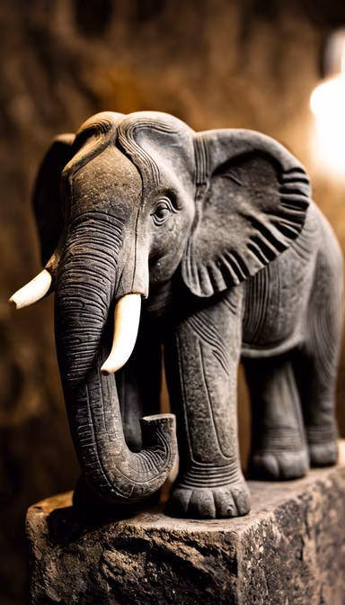 Elephant Stone Carving Elephant Stone Carving