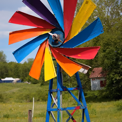 Colorful Windmill