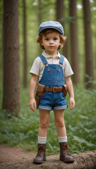 Explorer in the Woods