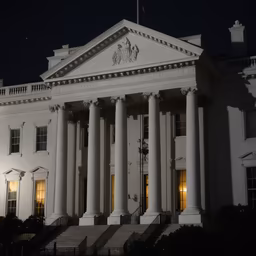 The White House at Night