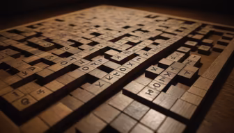 Wooden Crossword