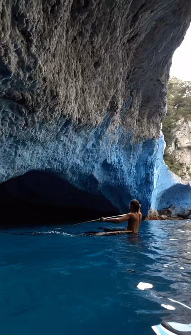 Into the Blue Cave Into the Blue Cave