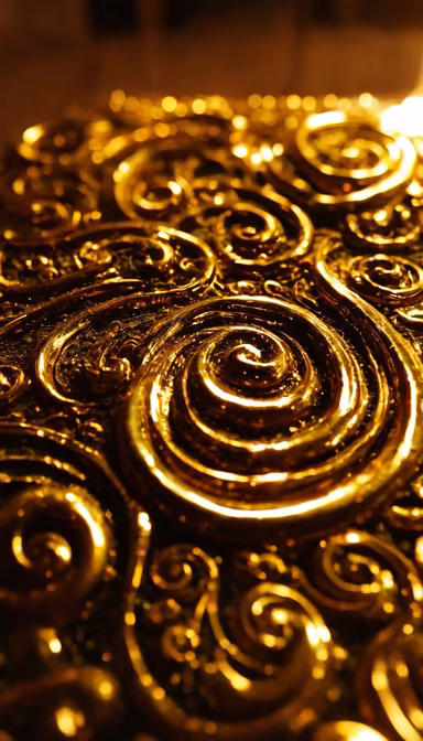 Golden Swirls Golden Swirls
