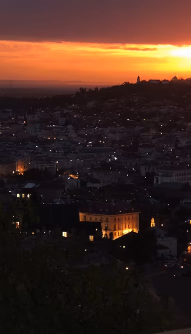 City Lights at Dusk City Lights at Dusk