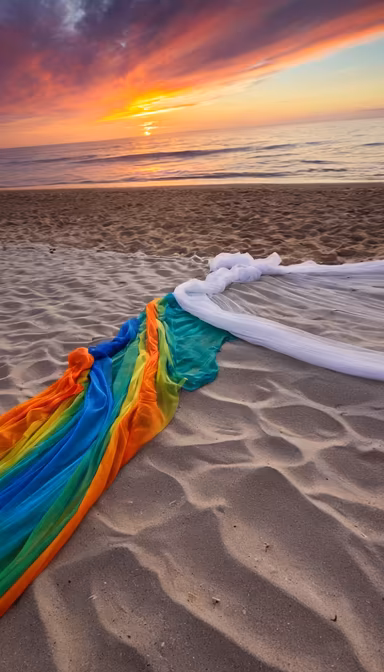 Beachside Rainbow