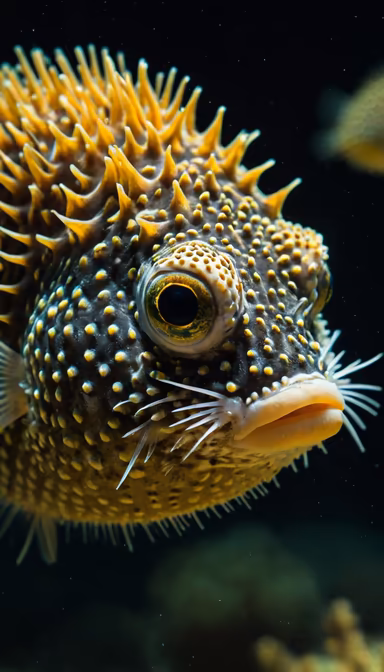 Pufferfish Portrait Pufferfish Portrait