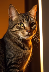 Contemplative Cat