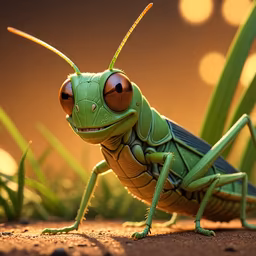 Friendly Grasshopper Friendly Grasshopper