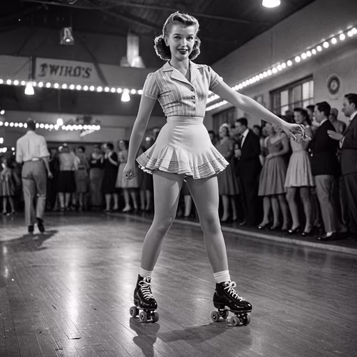 Retro Roller Skating