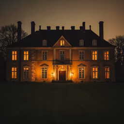 Grand Estate at Dusk Grand Estate at Dusk