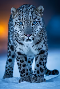 Snow Leopard Stare Snow Leopard Stare