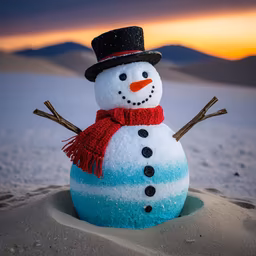 Desert Snowman Desert Snowman