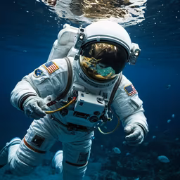 Astronaut Underwater