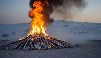 Winter Bonfire