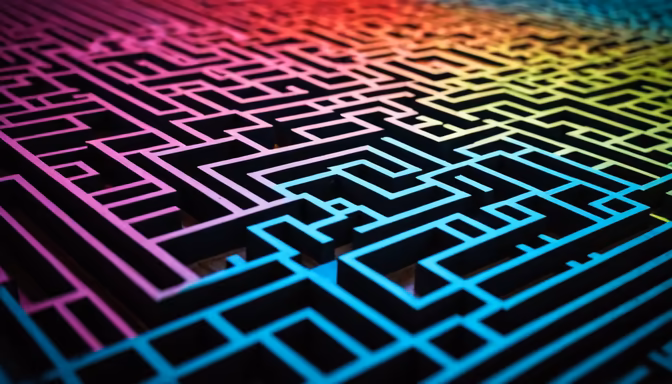 Lost in the Rainbow Maze