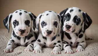 Dalmatian Trio Dalmatian Trio