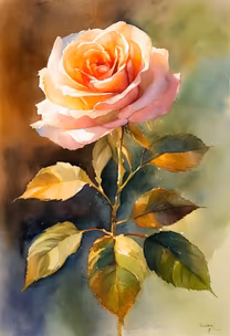 Watercolor Rose