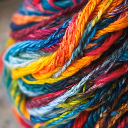 Colorful Yarn Ball