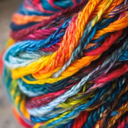 Colorful Yarn Ball Colorful Yarn Ball