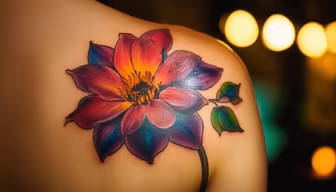 Floral Shoulder Art Floral Shoulder Art