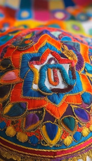 Vibrant Embroidery