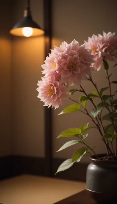 Pink Dahlias