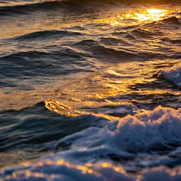 Golden Hour Waves