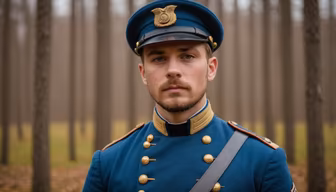 Officer in the Woods Officer in the Woods