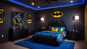 Gotham Inspired Bedroom Gotham Inspired Bedroom