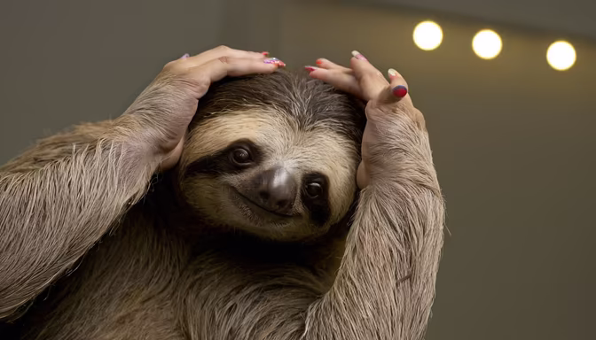 Spa Day Sloth