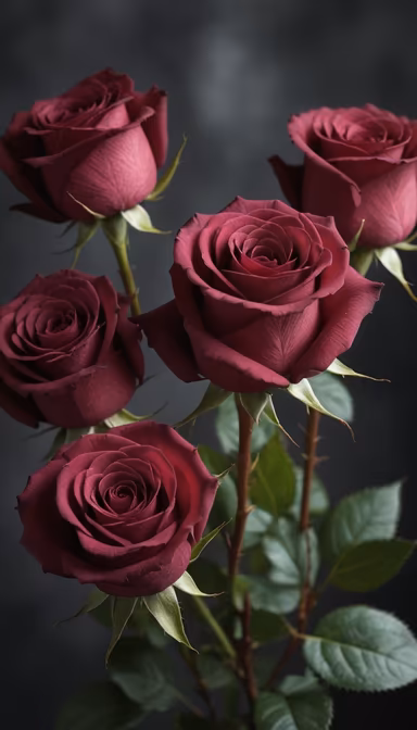 Burgundy Roses