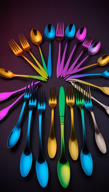 Rainbow Cutlery Rainbow Cutlery