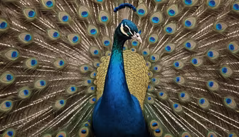 Peacock Display