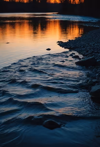 Riverside Sunset