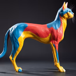 Colorful Feline Colorful Feline