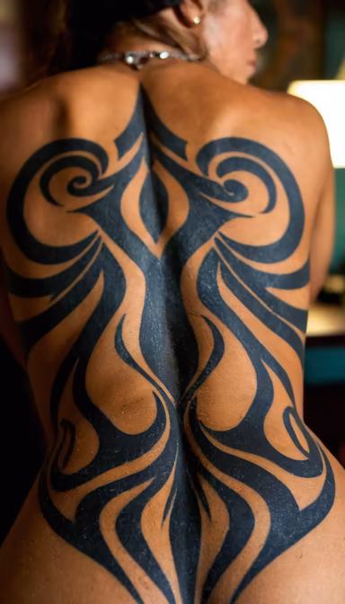 Tribal Back Art